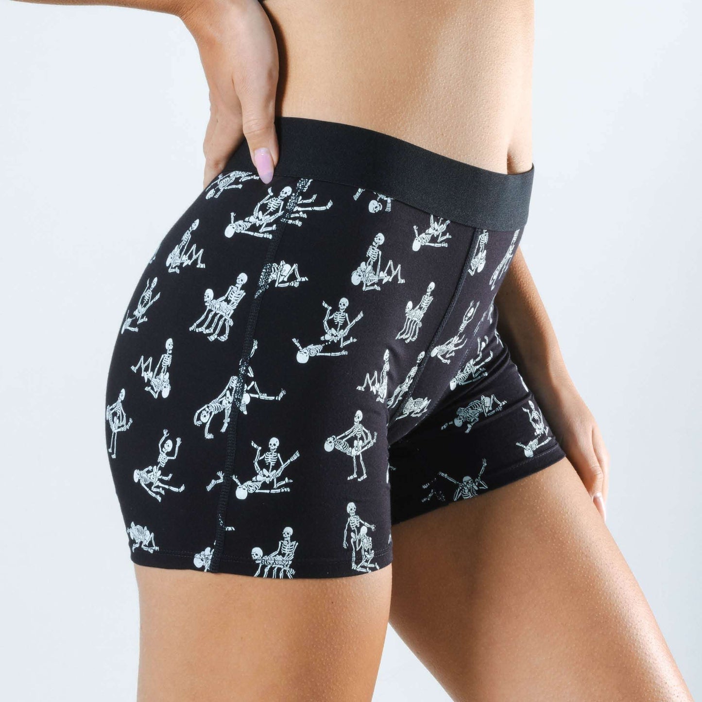 The Bare Back Bones | Glow in the Dark Skeletons Women’s Boxers
