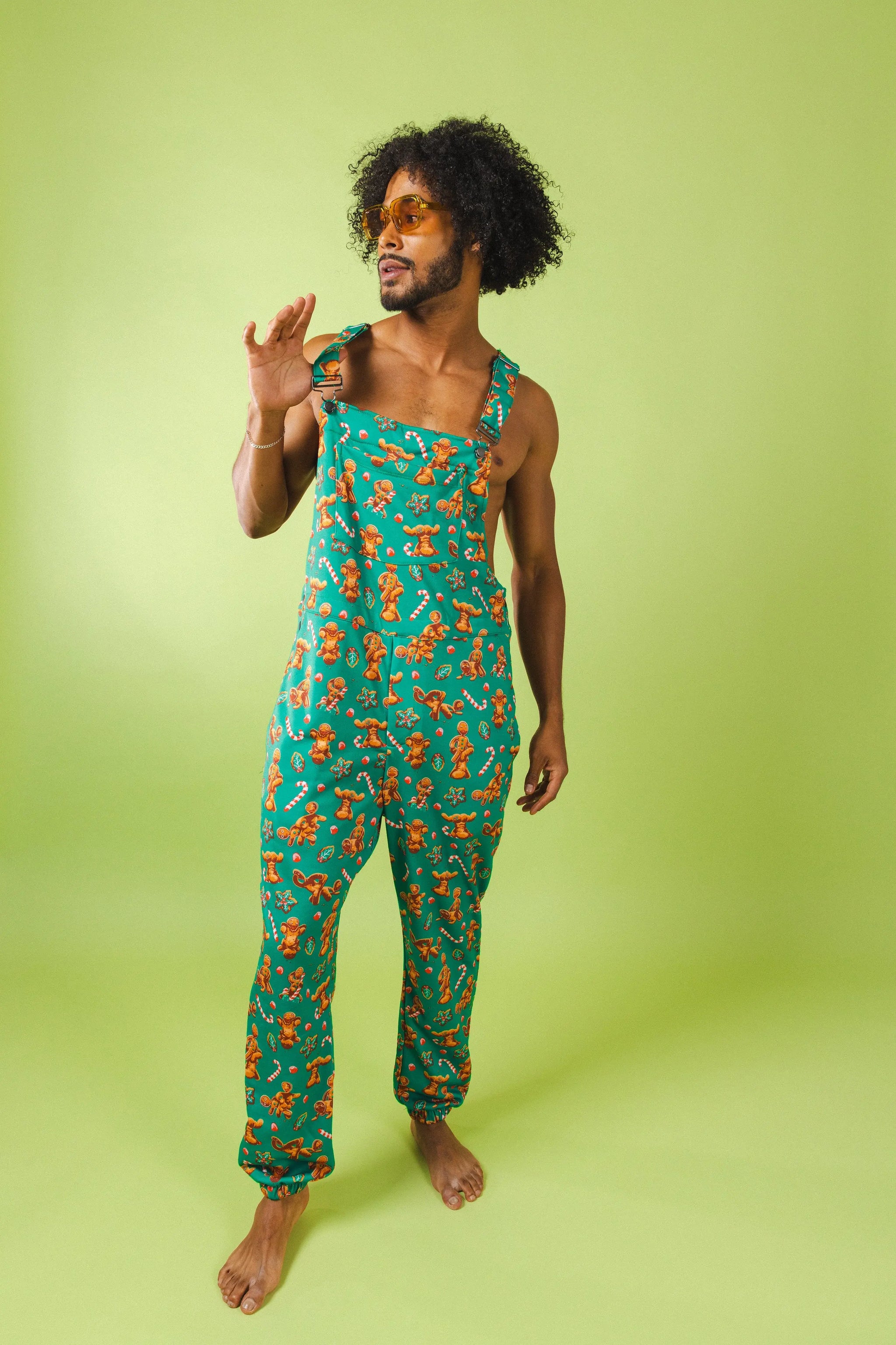The Ginger Rail | Gingerbread Pajamaralls® - Shinesty - Flyclothing LLC