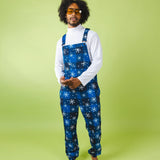 The In A Flurry | Snowflake Buffalo Check Pajamaralls® - Shinesty - Flyclothing LLC