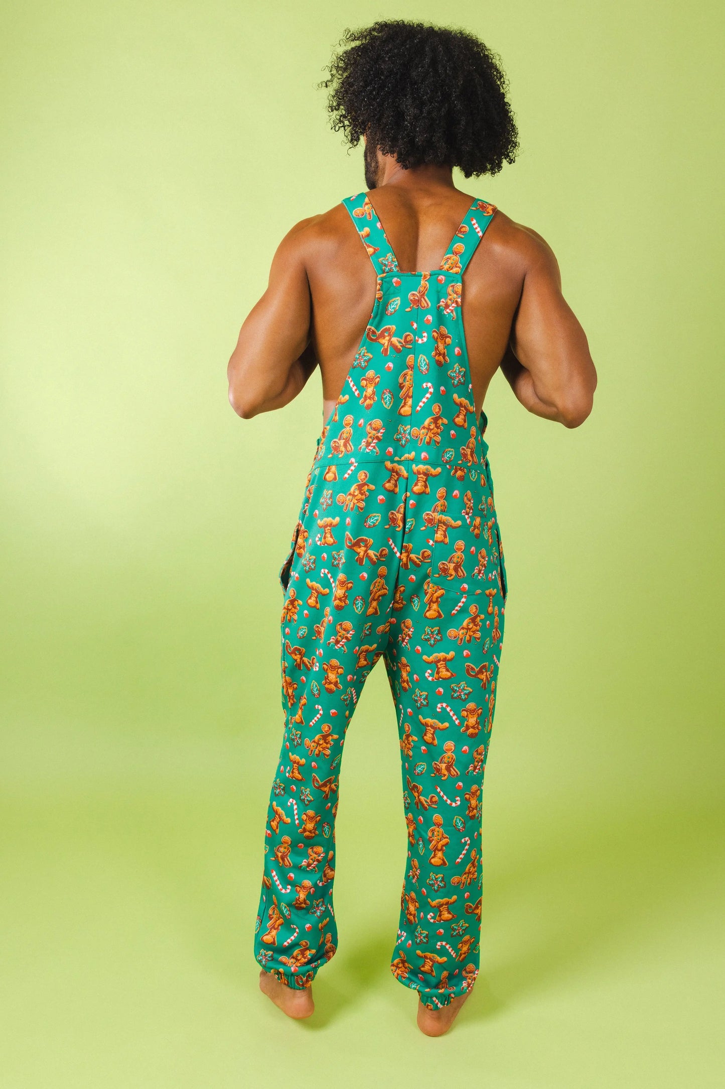 The Ginger Rail | Gingerbread Pajamaralls® - Shinesty - Flyclothing LLC