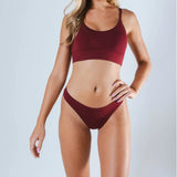 The Sommelier | Burgundy MicroModal Thong - Shinesty - Flyclothing LLC