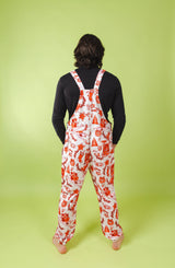 The Santa Slays | Christmas Toile Pajamaralls® - Shinesty - Flyclothing LLC