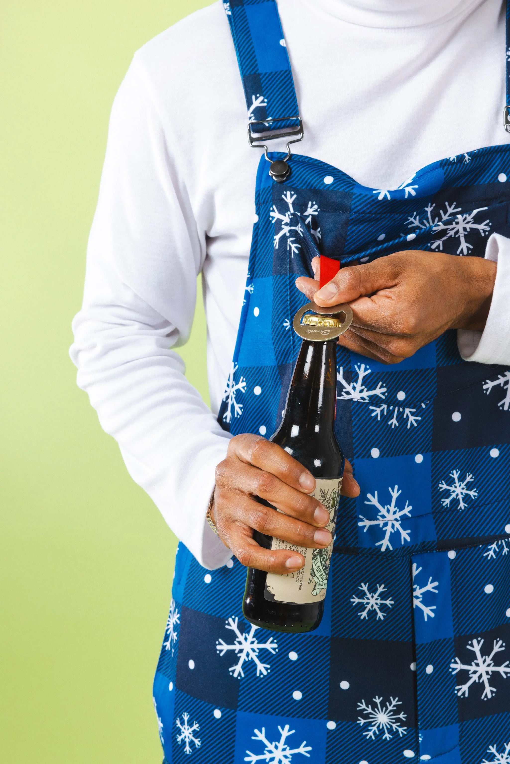 The In A Flurry | Snowflake Buffalo Check Pajamaralls® - Shinesty - Flyclothing LLC