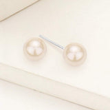 Pearl stud earrings - Madeline Love - Flyclothing LLC