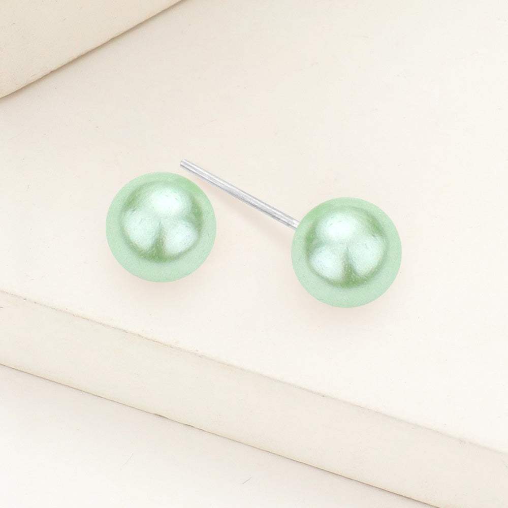 Pearl stud earrings - Madeline Love - Flyclothing LLC