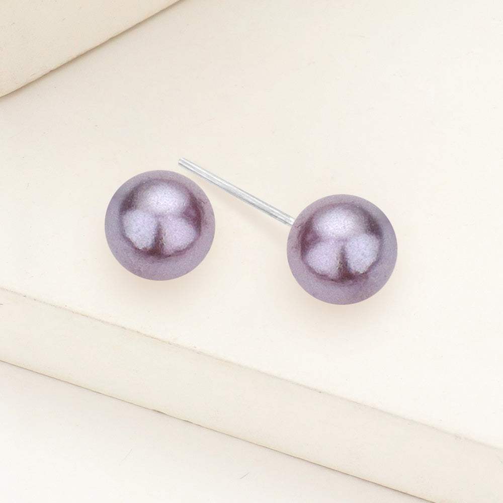 Pearl stud earrings - Madeline Love - Flyclothing LLC