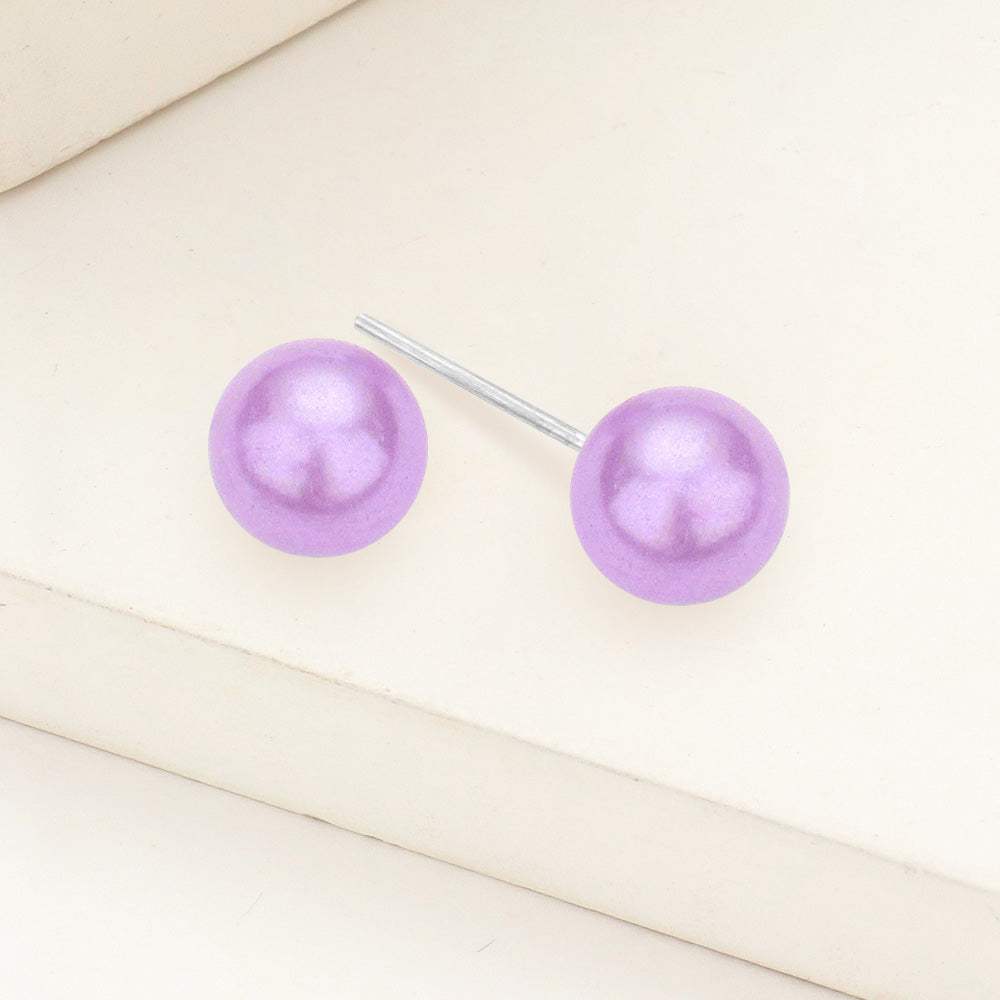 Pearl stud earrings - Madeline Love - Flyclothing LLC