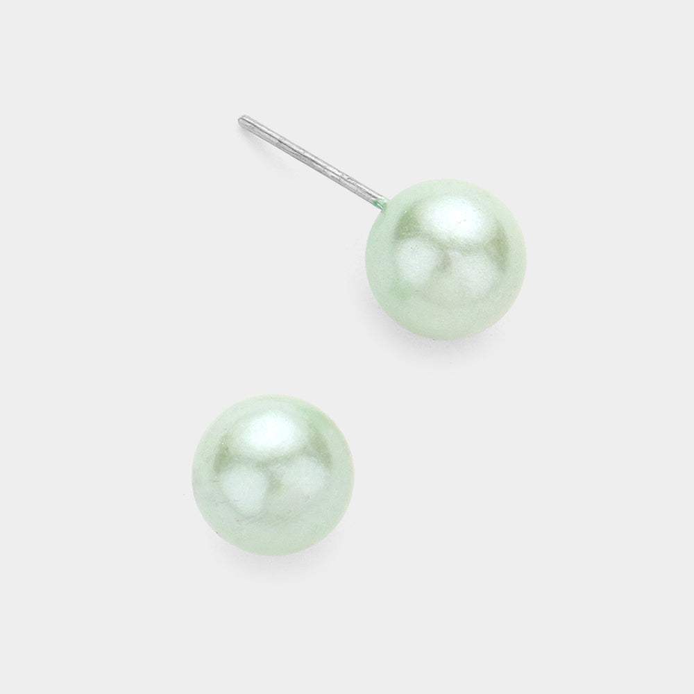Pearl stud earrings - Madeline Love - Flyclothing LLC
