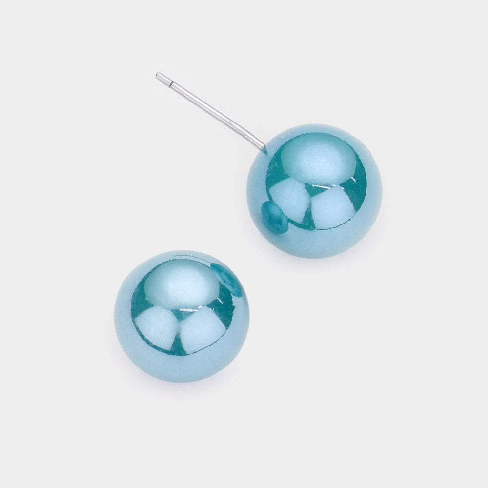 Pearl stud earrings - Madeline Love - Flyclothing LLC
