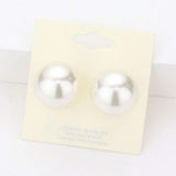 20mm Pearl stud earrings - Madeline Love - Flyclothing LLC