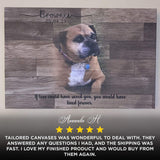 Wooden Animal Portrait Sign | Personalized Canvas Wall Art - Tailored Canvases - Flyclothing LLC