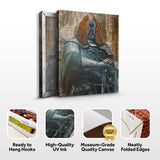 Pet Medieval Knight Portrait - Basset Hound Sign - Tailored Canvases - Flyclothing LLC