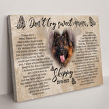 Pet Don't Cry Sweet Mama Sign - Tailored Canvases - Flyclothing LLC