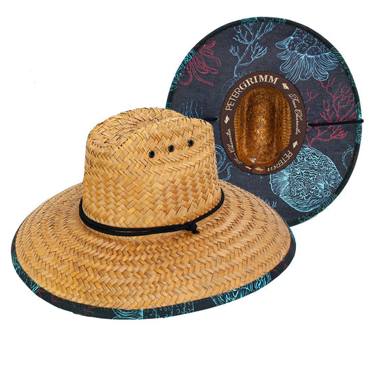 Peter Grimm Natural Coral Straw Hat Hat - Peter Grimm