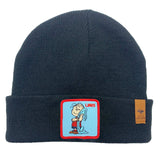 Peter Grimm Black Linus Beanie Hat