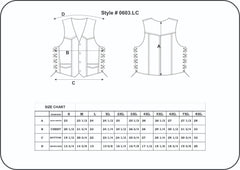 0603.00 - Mens Premium Leather Vest