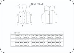 0602.00 - Mens Premium Leather Vest