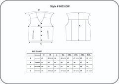 6033.CW - Mens Premium Leather Vest