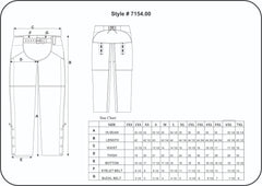 7154.00 - Ladies Premium Leather Chaps with Lacing