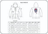 8053.00 - Ladies Skull Hoodie Sweatshirt