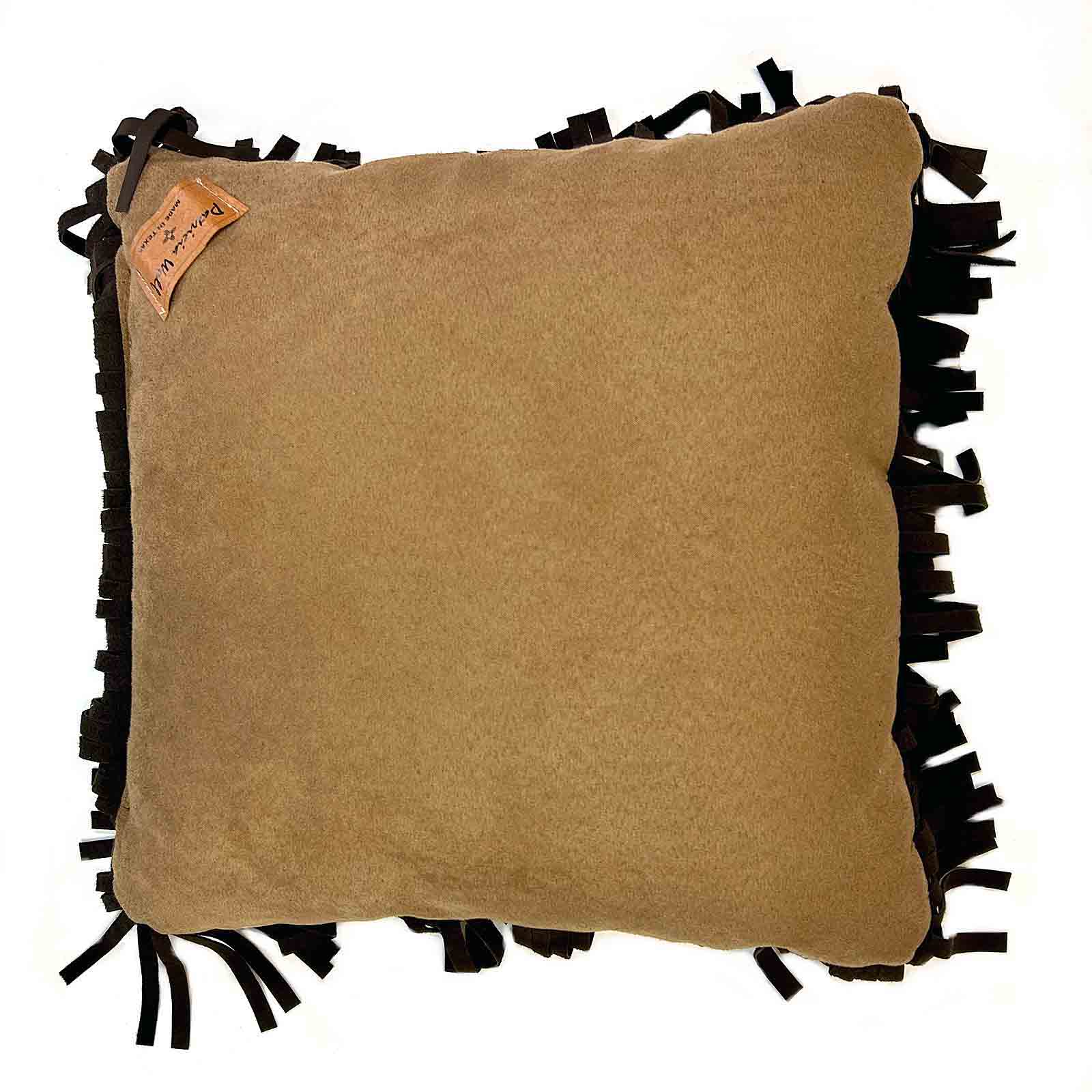 Rockmount Vintage Buffalo Bill Leather Fringe Western Pillow - Rockmount Clothing - Flyclothing LLC
