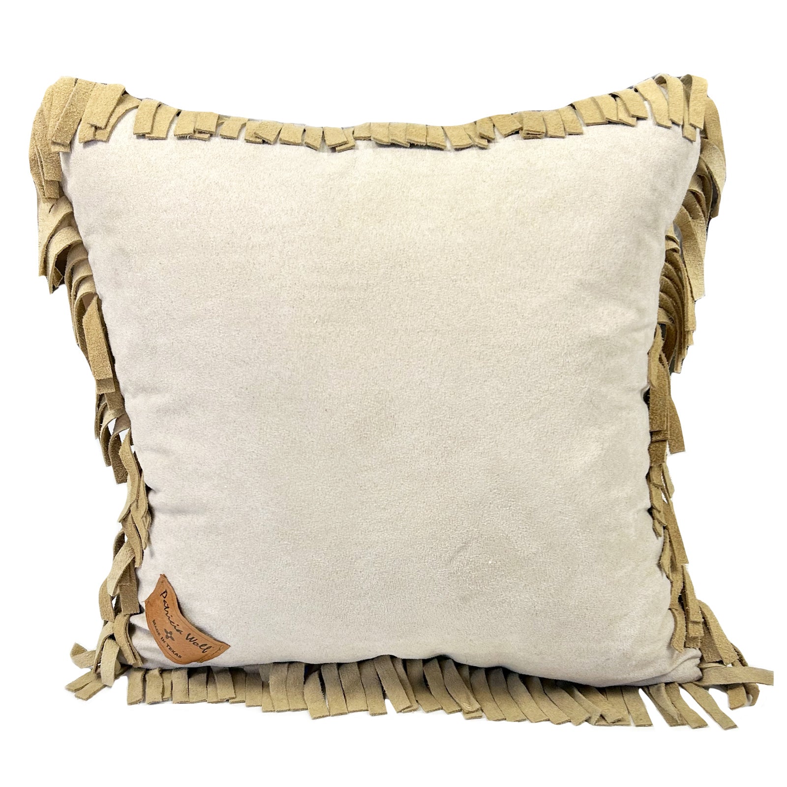 Rockmount Vintage Bronc Leather Fringe Western Pillow - Rockmount Clothing - Flyclothing LLC
