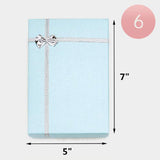 6PCS - Simple Bow Deco Rectangle Gift Boxes - Madeline Love - Flyclothing LLC