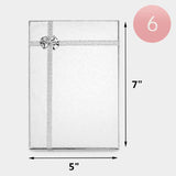 6PCS - Simple Bow Deco Rectangle Gift Boxes - Madeline Love - Flyclothing LLC