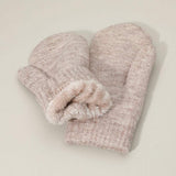 12Pairs - Chenille Lined Mitten Gloves - Madeline Love - Flyclothing LLC