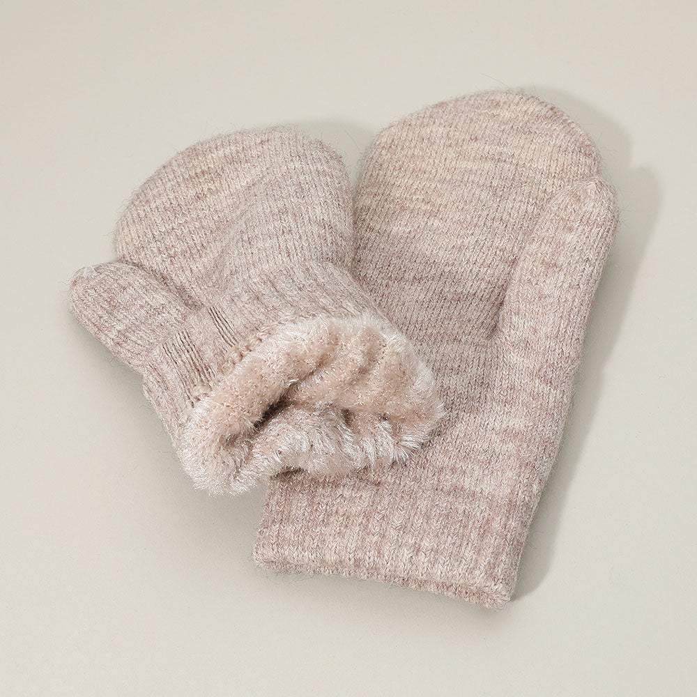 12Pairs - Chenille Lined Mitten Gloves - Madeline Love - Flyclothing LLC