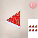 12PCS - Christmas Santa Hat Set - Madeline Love - Flyclothing LLC