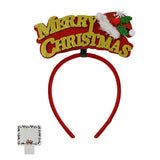12PCS - Festive Holiday Lettering Message Headbands - Madeline Love - Flyclothing LLC