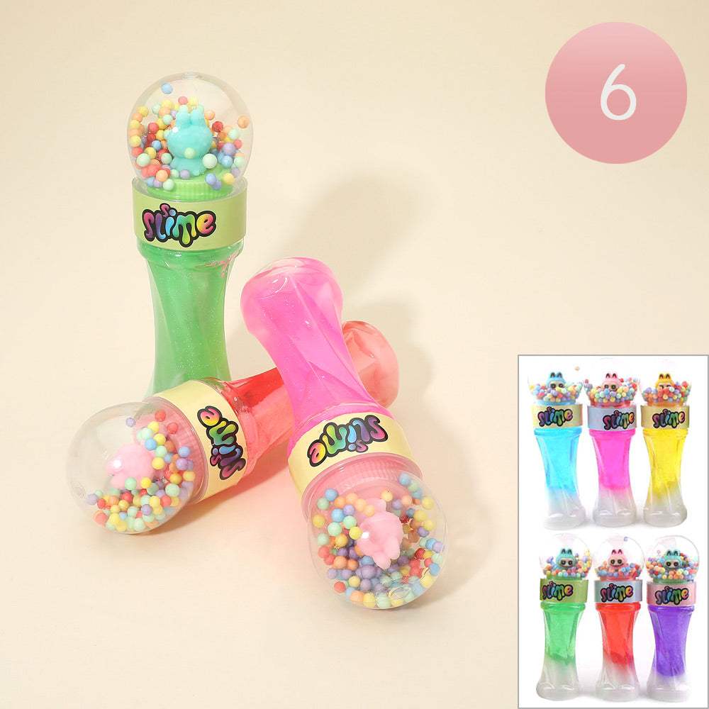 6PCS - Monster Bunny Beads Fun Wand Glitter Slime Toy - Madeline Love - Flyclothing LLC