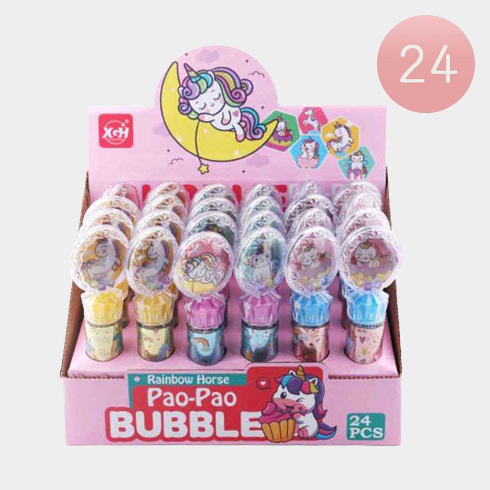 24PCS - Rainbow Horse Bubble Pao Pao - Madeline Love - Flyclothing LLC