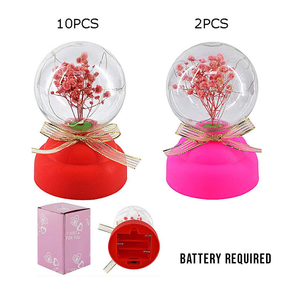 12PCS - Valentines Flower Decorative Light Lamp - Madeline Love - Flyclothing LLC