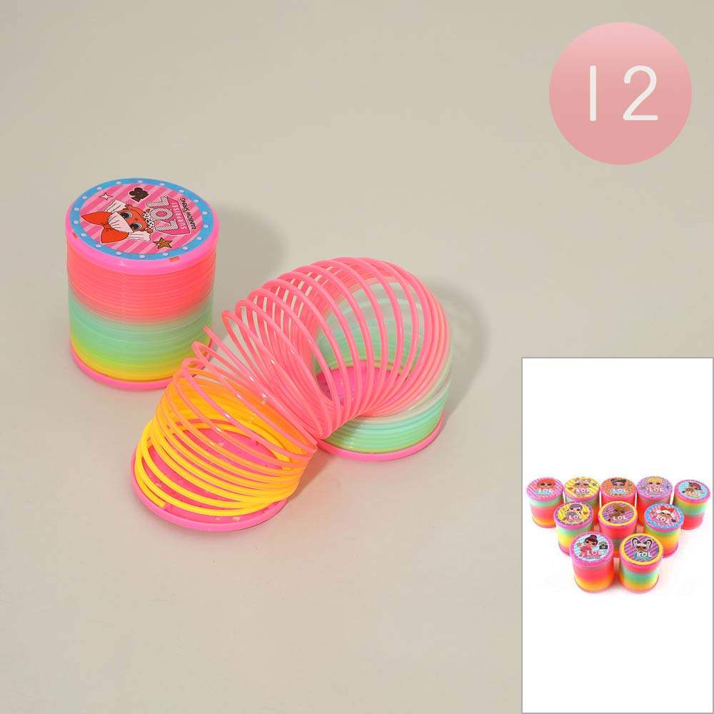 12PCS - Kids Stretchy Coil Spring Toys - Madeline Love - Flyclothing LLC