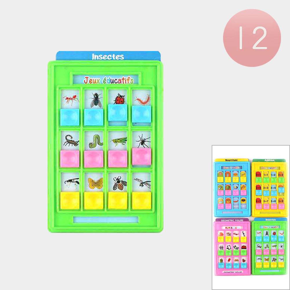 12PCS - Educational Matching Card Game Toys - Madeline Love - Flyclothing LLC