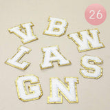 26PCS - Iron On Decorative Monogram Applique Patch - Madeline Love - Flyclothing LLC