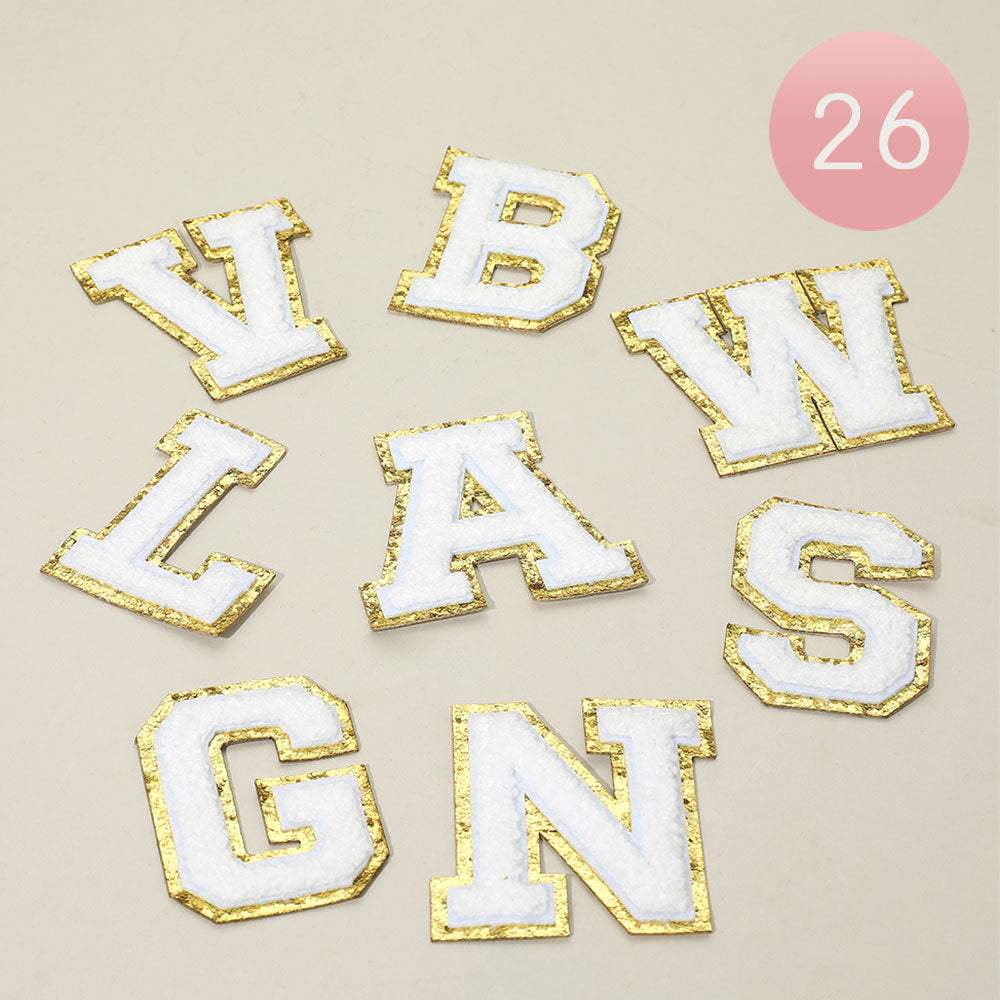26PCS - Iron On Decorative Monogram Applique Patch - Madeline Love - Flyclothing LLC