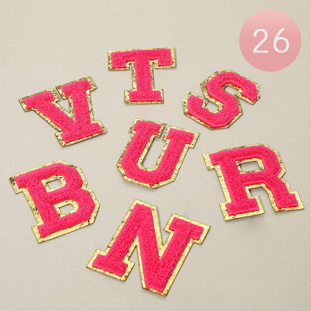 26PCS - Iron On Decorative Monogram Applique Patch - Madeline Love - Flyclothing LLC