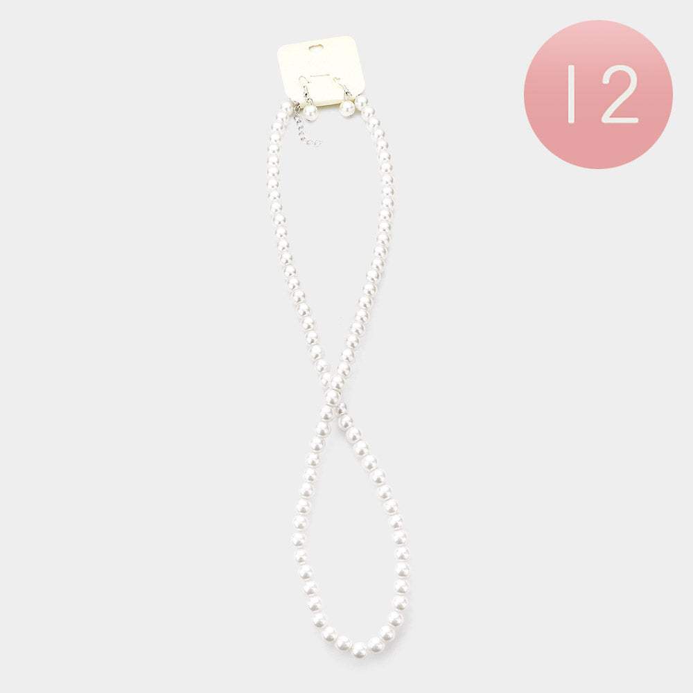 12PCS - Pearl Neclaces - Madeline Love - Flyclothing LLC