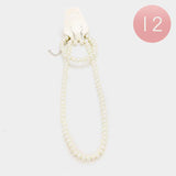 12PCS - Faux Pearl Necklace Set - Madeline Love - Flyclothing LLC