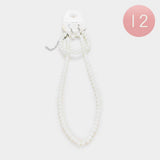 12PCS - Faux Pearl Necklace Set - Madeline Love - Flyclothing LLC