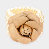 Chunky Rose Pearl Bracelet - Madeline Love - Flyclothing LLC