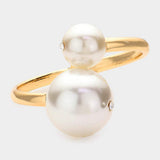 Hinged Pearl Rhinestone Bracelet - Madeline Love - Flyclothing LLC