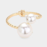 Pearl Tip Hinged Bracelet - Madeline Love - Flyclothing LLC