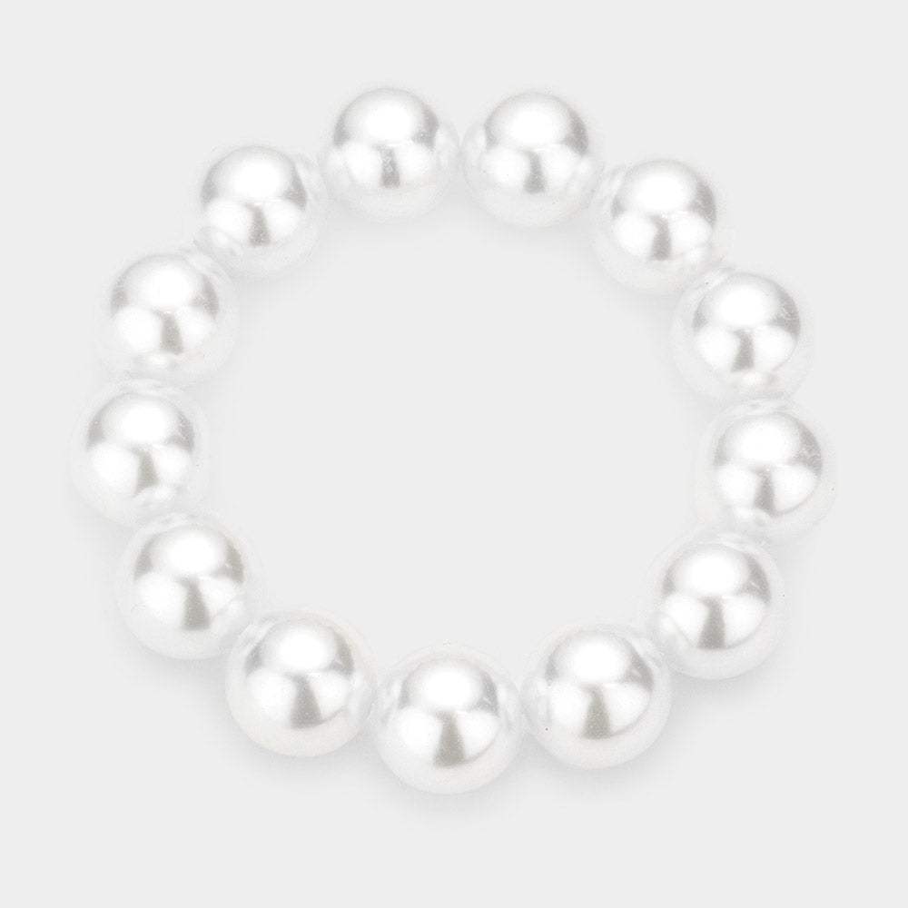Pearl Stretch Bracelet - Madeline Love - Flyclothing LLC