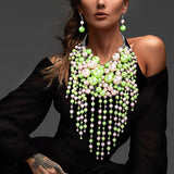 Pearl Cluster Statement Necklace - Madeline Love - Flyclothing LLC