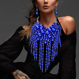 Pearl Cluster Statement Necklace - Madeline Love - Flyclothing LLC