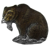 Grizzly Bear with Fish Lapel Pin - Siskiyou Originals - Flyclothing LLC